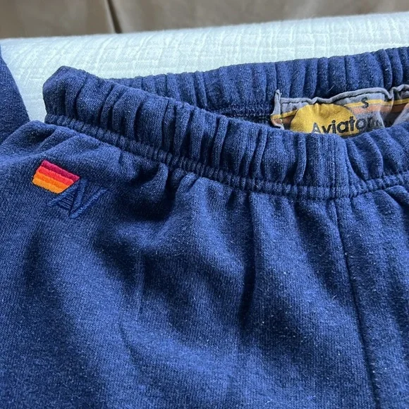 Aviator Nation 5 STRIPE SWEATPANTS - NAVY // BLUE - Picture 4 of 6